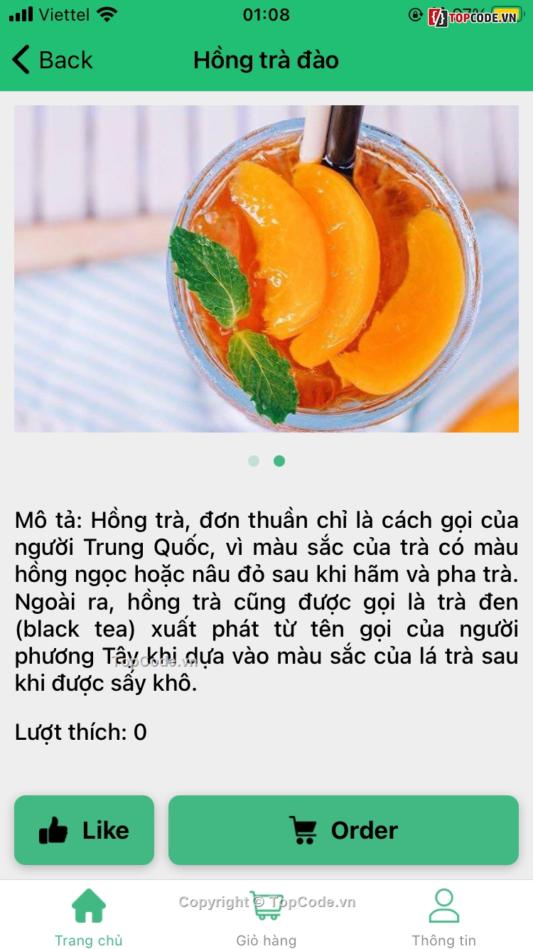 Ứng dụng  nước uống Food,Ứng dụng đặt thức ăn,Ứng dụng đặt đồ ăn,Drink Ordering